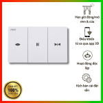 Công tắc rèm, cửa cuốn thông minh chữ nhật Ario 0